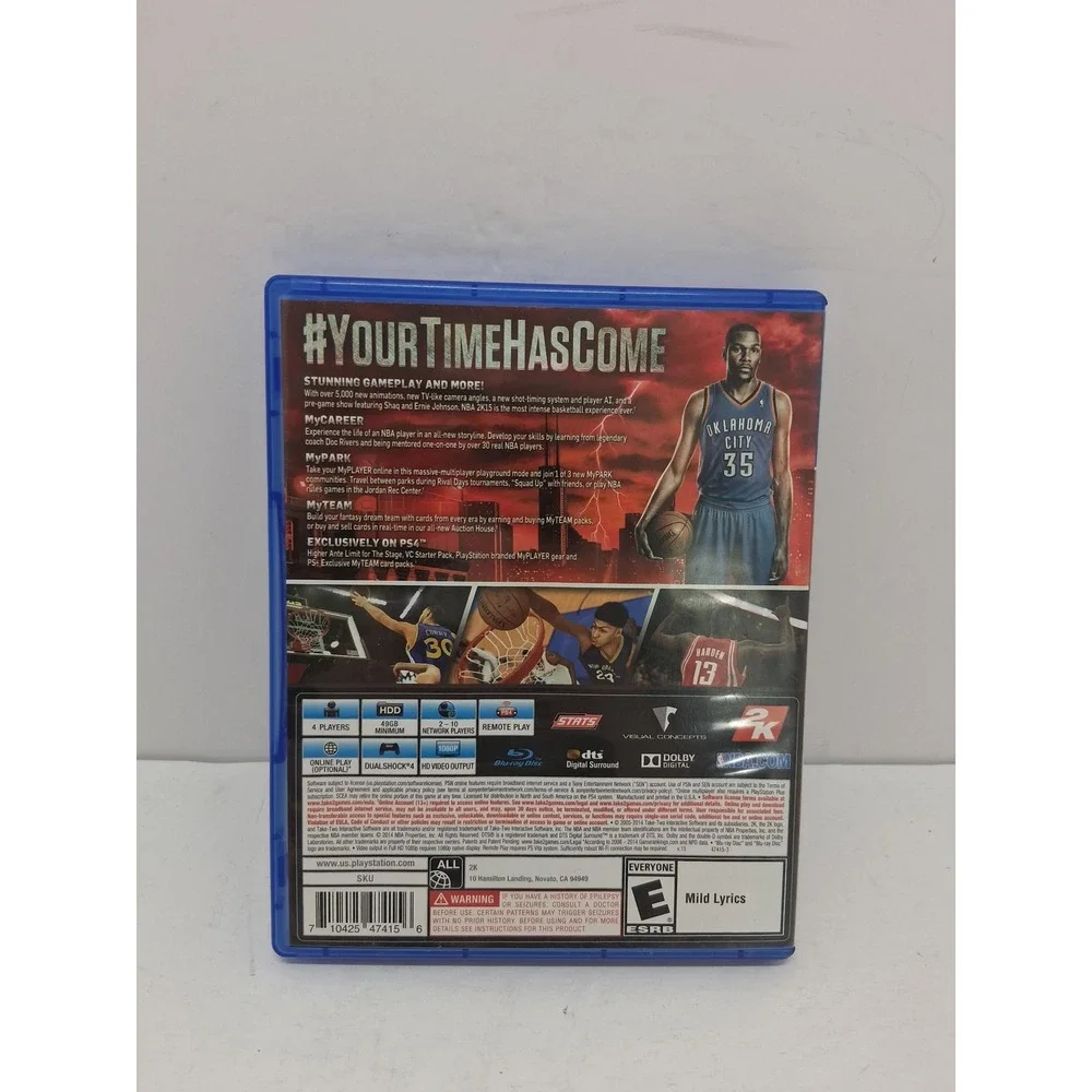 NBA 2K15 Sony PlayStation 4 PS4 Basketball Sports Game Kevin Durant Pharrell